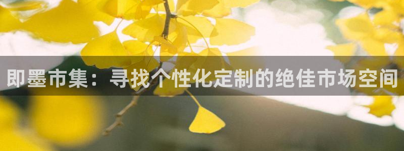 星欧娱乐最建议买吗：即墨市集：寻找个性化